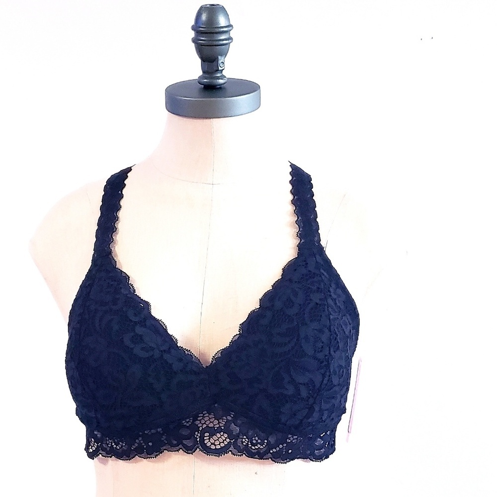 Women's push-Up Racerback lace bralette